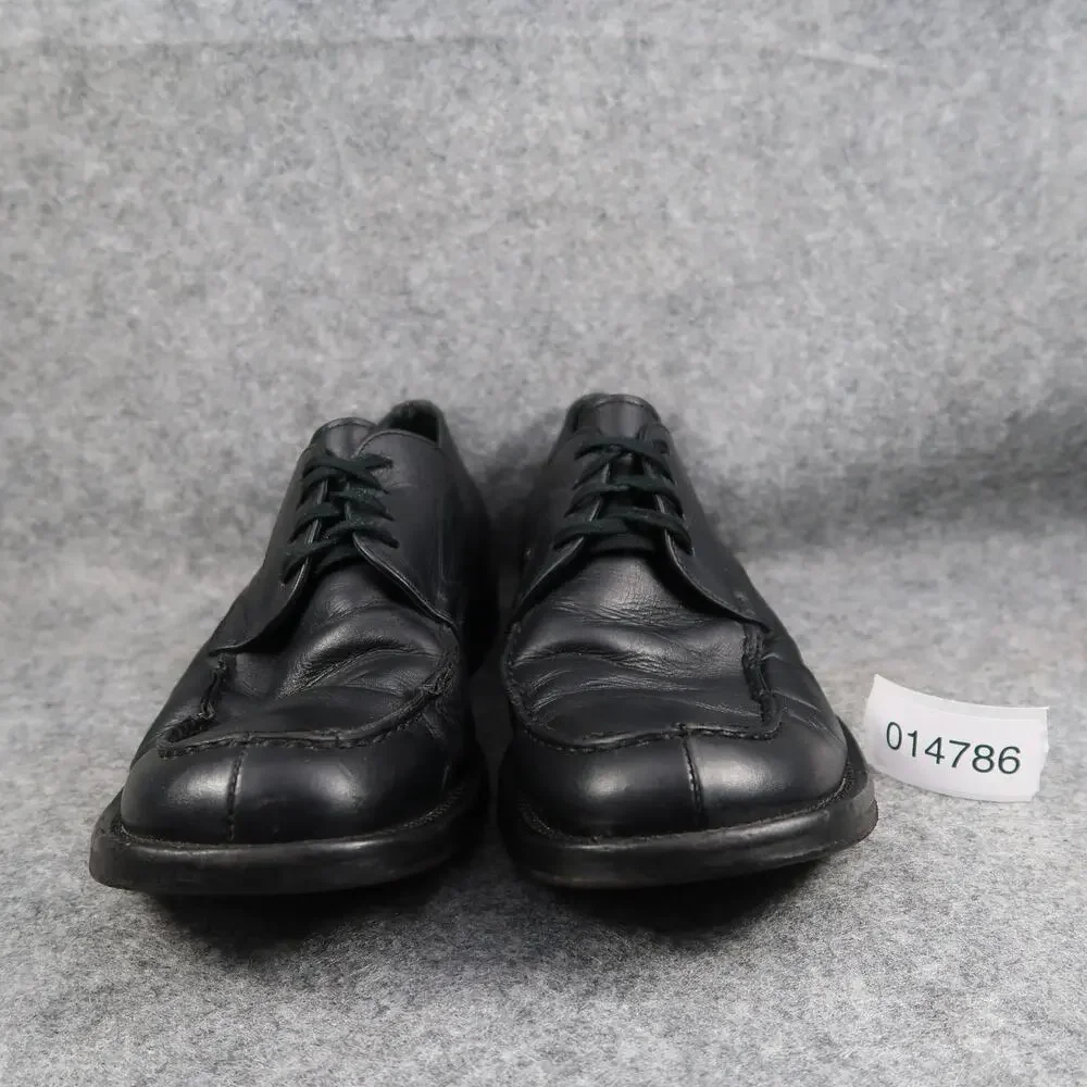 Banana Republic Shoes Mens 9.5 Derby Oxford Black Leather Moc Toe Dress Formal